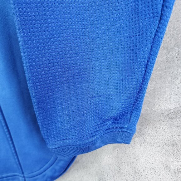 Mens Majestic Blue Pullover Shirt Crew Neck Long Sleeve Size S - Picture 5 of 12